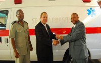 An Ambulance Is Supplied To The Carribean Country Of Saint Lucia