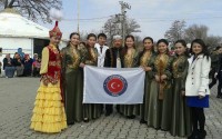 Kazak Folklor Grubu'nun Nevruz Kutlamalarına Destek