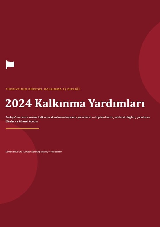 Türkiye Kalkınma Yardımları İstatistikleri 2024